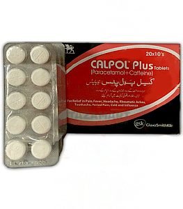 Calpol Plus 500/65mg Tablets