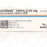 Azolam 0.25mg Tablet