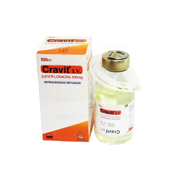 Cravit IV Injection 500mg 1Vialx100ml