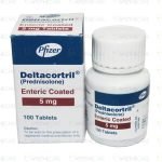 Deltacortril Enteric Coated Tab 5mg 100's