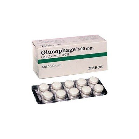 Glucophage Tablets 500mg 5x10's